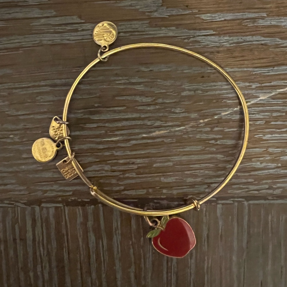 Gold and Red Apple Alex and Ani
